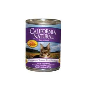   Natural Venison & Brown Rice Cat and Kitten Canned Food 24 3 oz cans