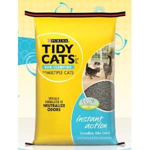 Tidy Cats Non Clumping Instant Action Immediate Odor Control Cat Litte