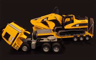    Benz Actors Low Loader Truck with CAT Excavator Combo Toys & Games