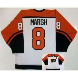   Brad Marsh Philadelphia Flyers Vintage Ccm Jersey