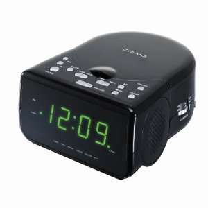   CR41481 AM/FM Stereo Dual Alarm Clock Radio with CD Player   Black