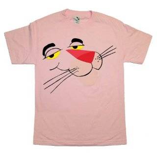 The Pink Panther Face Costume Cartoon TV Show T Shirt Tee by The Pink 