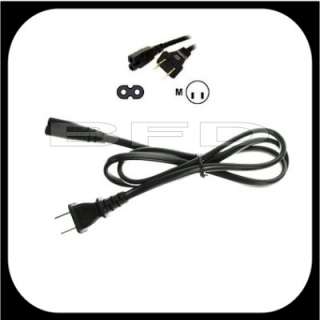   Notebook Computer /Game/Entertainment 2 Prong/Pin AC Wall Power Cord