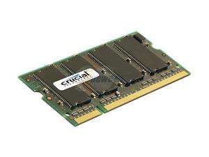 Crucial 1GB 200 Pin DDR SO DIMM DDR 333 (PC 2700) Laptop Memory Model 