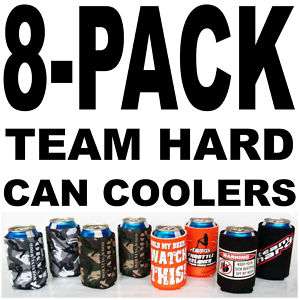 Pack Morning Wood Camo Funny Can Coolers Coolie Pinup  
