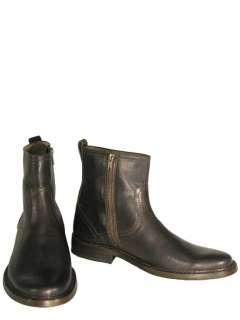   Zip Dark Brown Mens Cowboy Shoe Boot 10 100 87905_DK BRN  