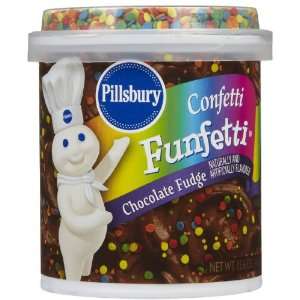 Pillsbury Chocolate Fudge Funfetti Frosting 15.6 oz  