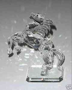 Sparkling Cut Crystal Horse Figurine  