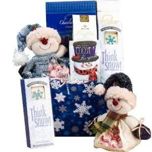 Our Sweetest Snowman Cookie and Candy Gift Box, Christmas Gift Basket 
