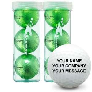 Chromax Metallic I Personalized Golf Balls   Metallic Green  