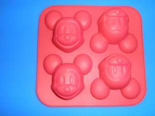   Silicone Cake Mold/Muffin Cupcake Pan Four Mickey Mouse Mold  