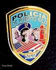 POLICE POLICIA DE PUERTO RICO PROTECCION INTEGRIDAD Label Pin
