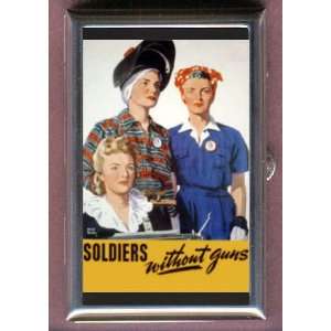  ROSIE THE RIVETER WWII POSTER Coin, Mint or Pill Box Made 
