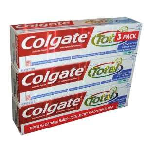  Colgate Total Advanced Whitening Toothpaste 5.8 Ounce Tube 