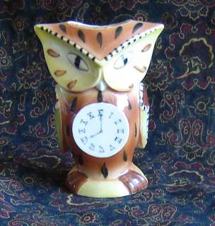 Vintage Ceramic Owl Wall Pocket Decor Item  
