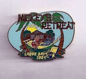 Disney Pin Pins CM Lilo&Stitch Labor Day 2004/Mickeys Retreat LE WDW 