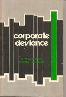 Corporate Deviance M. David Ermann 9780030443862  Books