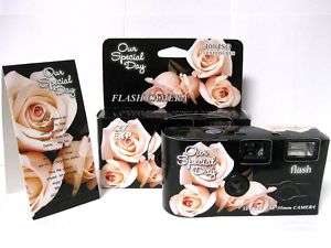 15 Love in Rose Disposable Wedding Cameras, NEW  