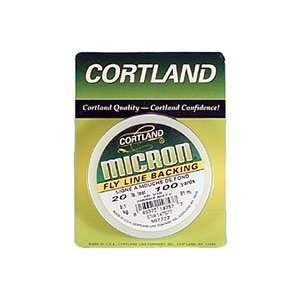 Cortland Micron Fly Line Backing Spool Length and Test 150 yds. / 20 