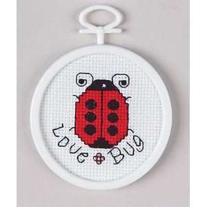  Love Bug Counted Cross Stitch Kit Arts, Crafts & Sewing