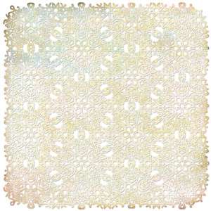 BasicGrey Doilies 12x12 CURIO TATTERED LACE  