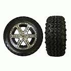   23x10 14 A/T Golf Cart Tires w/ 14x7 Mach/Black DOMINATOR Wheels