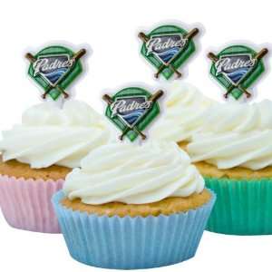   Baseball Cake or Cupcake Picks Toppers (12 Pack)
