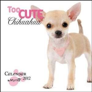  Too Cute Chihuahua By Myrna 2012 Wall Calendar 12 X 12 