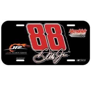  #88 Dale Earnhardt Jr JR Nation Vinyl License Plate w 