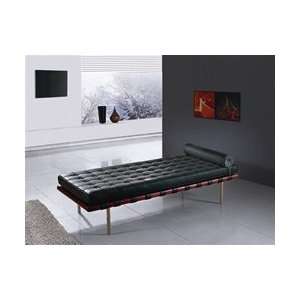    Black Euro Moderno Designer Classic Daybed 