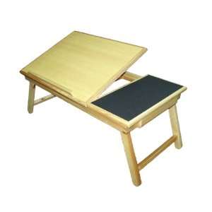 com Space Saver Solid Wood Laptop Bed Tray Multiuse Laptop Table Desk 