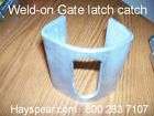 corral gate latch striker catch weld on closer automatic spring