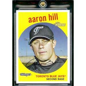  2008 Topps Heritage # 446 Aaron Hill SP (SP   Short Print 