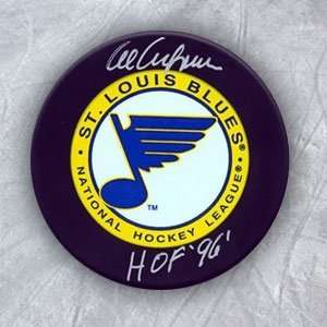 Al Arbour St Louis Blues Autographed/Hand Signed Hockey Puck