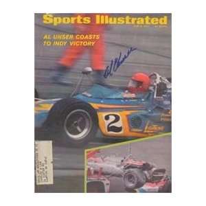  Al Unser Sr.autographed Sports Illustrated Magazine (Auto 