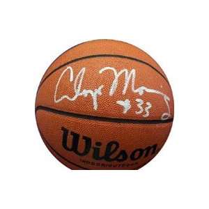Alonzo Mourning Autographed Basketball