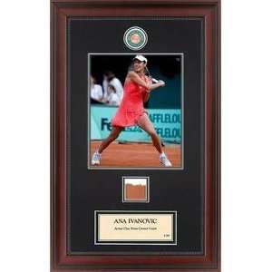 Ana Ivanovic 2008 Roland Garros Memorabilia With Clay