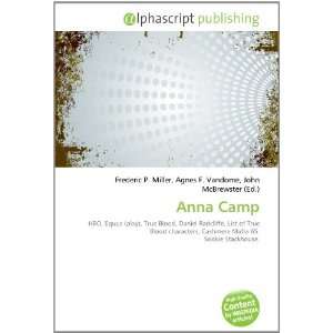  Anna Camp (9786133890251) Frederic P. Miller, Agnes F 