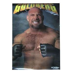  Bill Goldberg Autographed/Signed Poster