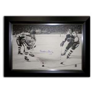 BOBBY ORR Signed The Rush Framed 26 x 36 Canvas WGA   Autographed 