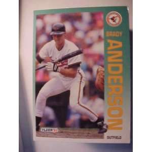  1992 Fleer #1 Brady Anderson