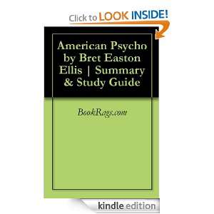 American Psycho by Bret Easton Ellis  Summary & Study Guide BookRags 
