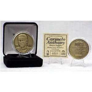 Carmelo Anthony Bronze Coin