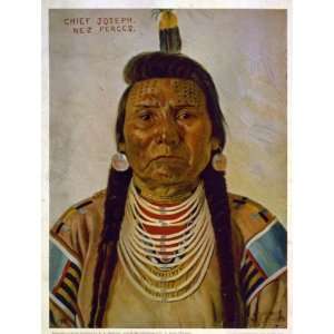  poster Chief Joseph, Nez Perc chief, head and shoulder 