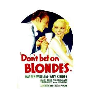  DonT Bet on Blondes, Warren William, Claire Dodd on 