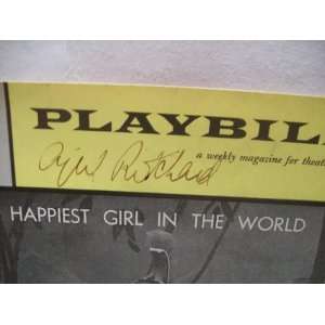 Ritchard, Cyril Playbill Signed Autograph The Happiest Girl In The 