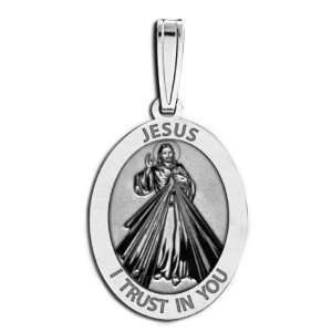  Divine Mercy Oval Medal Jewelry