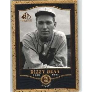 2001 Sp Legendary Cuts #12 Dizzy Dean   St. Louis Cardinals (Baseball 