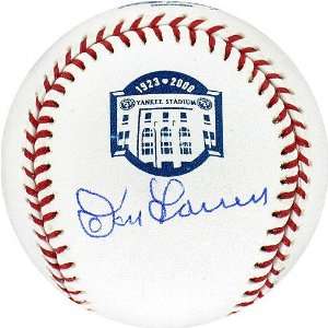 Don Larsen Autographed Yankee Stadium Final Season Commemorative 