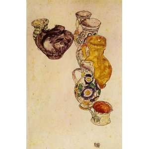  Hand Made Oil Reproduction   Egon Schiele   32 x 50 inches 